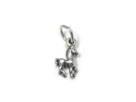 Colt Charm Sterling Silver 8mm, Horse Charm, Animal charm, baby horse Charm, Colt Head charm - SP810 - BeadPrism