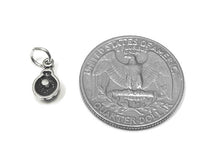 Load image into Gallery viewer, Ladybug Charm Sterling Silver 12mm, Bug Charms, animal charms, insect charms, Ladybug charms - SP839 - BeadPrism