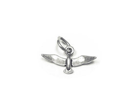 Seagull Charm Sterling Silver 8mm, Animal charm, Sea Charm, Bird Charm, Silver Seagull charm - SP848 - BeadPrism