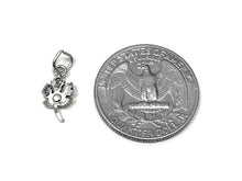 Load image into Gallery viewer, Maple Leaf Charm Sterling Silver 14mm, Nature Charms, Floral Charms, Maple Leaf charms - SP852 - BeadPrism
