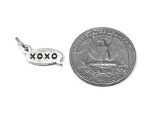Load image into Gallery viewer, XOXO Text Chat Charm Sterling Silver 15mm, Love Charm, Hugs and Kisses Charms, Texting charm - SP860 - BeadPrism