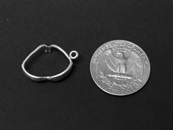 Sunglasses Charm Sterling Silver 23mm, Diva Charms, Fashion Charms, Sunglasses charms SP133 - BeadPrism