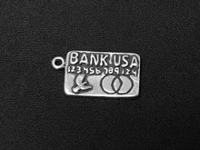 Load image into Gallery viewer, Credit Card Charm Sterling Silver 19mm, Credit Card charms, Fashion Charms - SP140 - BeadPrism