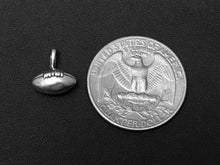 Load image into Gallery viewer, Football Charm Sterling Silver 12mm, Sports Charms, Football Ball charms - SP168 - BeadPrism