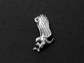 Eagle Charm Sterling Silver 20mm, Animal charms, American Charms, Eagle charms - SP162 - BeadPrism
