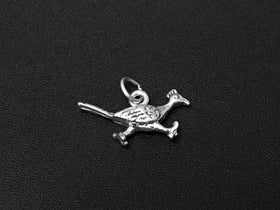 Road Runner Charm Sterling Silver 11mm, Animal charms, Road Runner charms - SP244 - BeadPrism