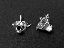 Load image into Gallery viewer, Cougar Charm Sterling Silver 17.5mm, Silver Cougar charms, Animal charms, Cougar charms - SP250 - BeadPrism