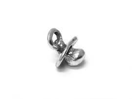Pacifier Charm Sterling Silver 13mm, New Mother Gift, Mothers Day Gift, Pacifier Charms - SP313 - BeadPrism