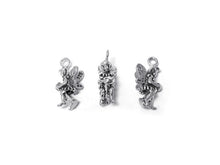 Load image into Gallery viewer, Fairy On Branch Charm Sterling Silver 18mm, Fantasy Charms, Fairy On Branch charms - SP325 - BeadPrism