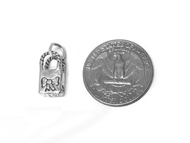 Love To Shop Charm Sterling Silver 16mm, Fashion Charms, Shopping Bag Charms - SP334 - BeadPrism