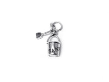 Load image into Gallery viewer, Pail and Shovel 2 Piece Charm Sterling Silver 16mm, Summer Charms, Sand Bucket charms - SP336 - BeadPrism