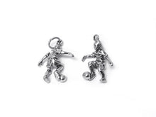Load image into Gallery viewer, Soccer Player Charm Sterling Silver 19.5mm, Team Sports charms, Soccer Player charms - SP344 - BeadPrism