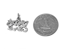 Load image into Gallery viewer, Daddy' s Girl Charm Sterling Silver 15.5mm, Family Charm, Love charms, Daddy Girl charm - SP385 - BeadPrism