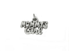 Load image into Gallery viewer, Mommy' s Girl Charm Sterling Silver 14mm, Family Charm, Love charms, Mommy Girl charm - SP399 - BeadPrism