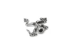 Tree Frog Charm Sterling Silver 22mm, Animal Charms, Frog Jewelry, Tree Frog charms - SP414 - BeadPrism