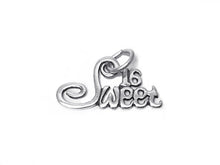 Load image into Gallery viewer, Sweet 16 Charm Sterling Silver 11.5mm, Birthday Charm, 16th Birthday Charms, Sweet 16 Charms - SP435 - BeadPrism