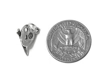 Load image into Gallery viewer, Painter Palette with Brush Charm Sterling Silver 13.5mm, Painter charms, Palette charms - SP459 - BeadPrism