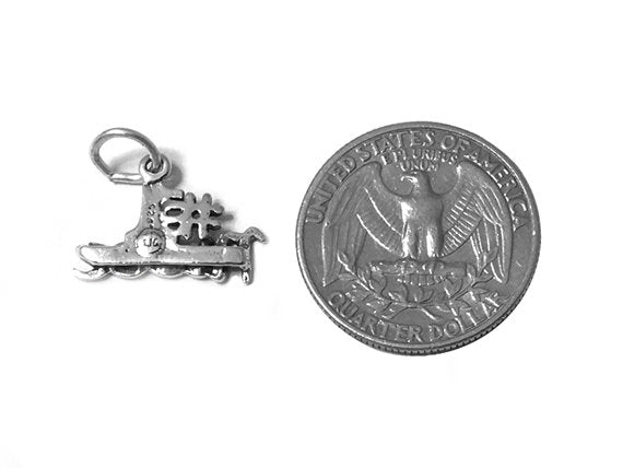 No 1 Niece Charm Sterling Silver 13.5mm, Family Charms, Niece Gifts, #1 Niece charms - SP465 - BeadPrism