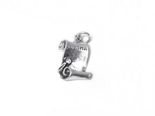Load image into Gallery viewer, Unscrolled Diploma Charm Sterling Silver 17.5mm, Graduation Gift, Diploma charms - SP263 - BeadPrism