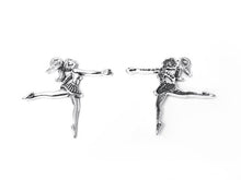 Load image into Gallery viewer, Ballerina Charm Sterling Silver 26mm, Dancer Charm, Ballerina charms, Ballet Dancer SP262 - BeadPrism