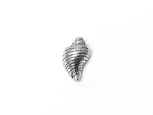 Load image into Gallery viewer, Conch Shell Charm Sterling Silver 17mm, Nautical charms, beach charms, Conch Shell charms SP265 - BeadPrism
