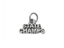State Champs Charm Sterling Silver 9.5mm, Victory Charms, State Champs charms - SP484 - BeadPrism