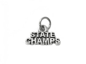 State Champs Charm Sterling Silver 9.5mm, Victory Charms, State Champs charms - SP484 - BeadPrism