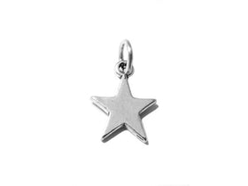 Star Charm Sterling Silver 16mm, Star Charms, Space charms, Celestial charms, Star Charms - SP536 - BeadPrism