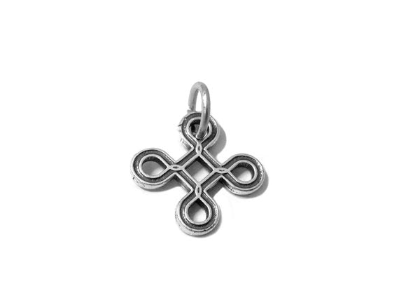 Celtic Charm Sterling silver 16mm, Celtic Charms, Irish Charms, silver Celtic Charms - SP589 - BeadPrism