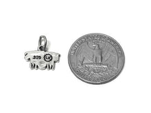 Load image into Gallery viewer, Tennis Mom Charm Sterling Silver 11.5mm, Sports Charms, Tennis Charms, Tennis Mom charms - SP652 - BeadPrism