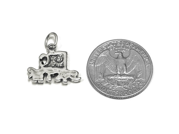 Big Sister Charm Sterling Silver 13mm, Sorority Charms, Family Charms, Big Sister charms - SP761 - BeadPrism