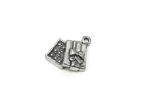 Chocolate Box Charm Sterling Silver 13mm, love charms, Gift Box Charms, Chocolate Box charms - SP772 - BeadPrism