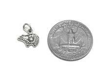 Load image into Gallery viewer, Bear Facing Right Charm Sterling Silver 10mm, Animal Charms, Nature charms, Bear charms - SP781 - BeadPrism
