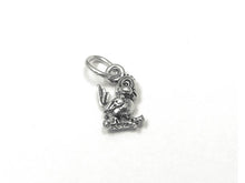 Load image into Gallery viewer, Bird Charm Sterling Silver 11mm, Silver Bird Charm, Animal charm, Flying Charms, Bird charms - SP807 - BeadPrism