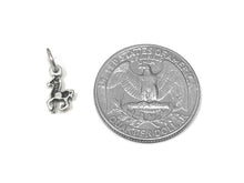 Load image into Gallery viewer, Colt Charm Sterling Silver 8mm, Horse Charm, Animal charm, baby horse Charm, Colt Head charm - SP810 - BeadPrism