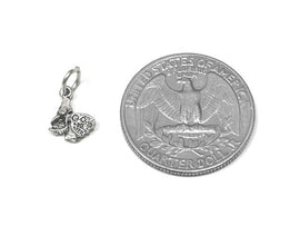 Fish Charm Sterling Silver 11mm, Animal charms, Marine Charms, Ocean Charms, Fish charms - SP819 - BeadPrism