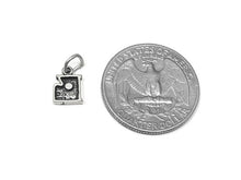 Load image into Gallery viewer, Love Charms, Love letter Charm Sterling Silver 10mm, Love Charms, tiny charms, Love Pendants - SP827 - BeadPrism