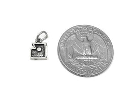 Love Charms, Love letter Charm Sterling Silver 10mm, Love Charms, tiny charms, Love Pendants - SP827 - BeadPrism