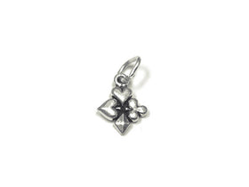 Card Suit Charms Sterling Silver 11mm, Lucky Charm, good luck charm, game charm, Card charms - SP832 - BeadPrism
