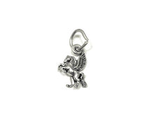 Load image into Gallery viewer, Pegasus Facing Left Charm Sterling Silver 12mm, Fantasy Charms, Animal charm, Pegasus charms - SP841 - BeadPrism