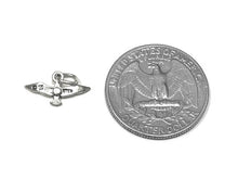 Load image into Gallery viewer, Seagull Charm Sterling Silver 8mm, Animal charm, Sea Charm, Bird Charm, Silver Seagull charm - SP848 - BeadPrism