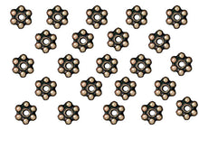 Load image into Gallery viewer, 100 Pc Daisy Heishi Spacer Bead 3mm Oxidized Brass Finish Tierracast Spacer Beads - P0418BO - BeadPrism
