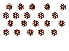 Load image into Gallery viewer, 100 Pc 3mm Copper Daisy Heishi Spacer Bead Copper Finish Tierracast Spacer Beads 93-0418 - P0418CA - BeadPrism