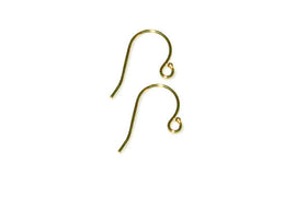 100 Pcs Gold Filled 14K Gold Filled Ear Wires gold-filled ear wires gold filled findings - GF169-100 - BeadPrism