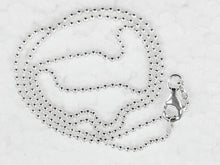 Load image into Gallery viewer, 10 pc 24 inch 1.5mm Ball Bead Sterling Silver Finished Necklace. Marked 925 Italy – - SCBC24A-10 - BeadPrism