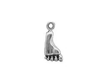 Load image into Gallery viewer, 4 Barefoot Charm Sterling Silver SP835 - BeadPrism