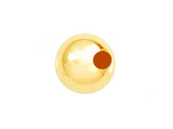 14K Gold Filled 4mm with Large Hole Seamless Round Beads, Volume Discounts (GB204A-XX) - Choose Quantitys GB204A - BeadPrism