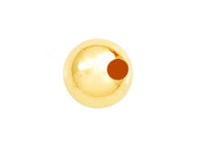 Load image into Gallery viewer, 14K Gold Filled 4mm with Large Hole Seamless Round Beads, Volume Discounts (GB204A-XX) - Choose Quantitys GB204A - BeadPrism