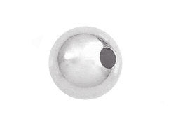 10 pcs 8mm 925 Sterling Silver 8mm Seamless Round Bead 10 Pieces SB208 - BeadPrism