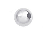 25 Pcs 6mm 925 Sterling Silver Seamless Round Bead SB206
